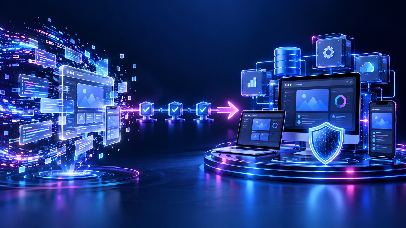 Prototipo creado con IA que evoluciona mediante validaciones hasta convertirse en software seguro para ordenador y móvil